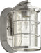 Myhouse Lighting Quorum - 5464-1-65 - One Light Wall Mount - Ellis - Satin Nickel