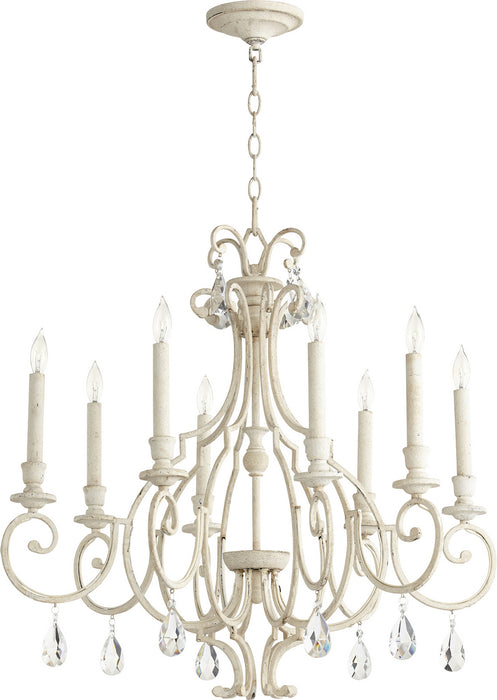 Myhouse Lighting Quorum - 6014-8-70 - Eight Light Chandelier - Ansley - Persian White