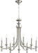 Myhouse Lighting Quorum - 6022-9-65 - Nine Light Chandelier - Rossington - Satin Nickel