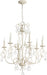 Myhouse Lighting Quorum - 6205-6-70 - Six Light Chandelier - Ariel - Persian White