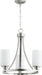 Myhouse Lighting Quorum - 6207-3-65 - Three Light Chandelier - Lancaster - Satin Nickel