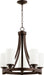 Myhouse Lighting Quorum - 6207-5-86 - Five Light Chandelier - Lancaster - Oiled Bronze