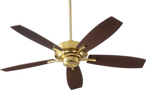 Myhouse Lighting Quorum - 64525-80 - 52"Ceiling Fan - SOHO - Aged Brass