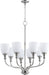 Myhouse Lighting Quorum - 6811-8-65 - Eight Light Chandelier - Richmond - Satin Nickel