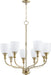 Myhouse Lighting Quorum - 6811-8-80 - Eight Light Chandelier - Richmond - Aged Brass