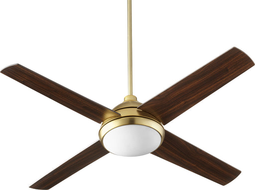 Myhouse Lighting Quorum - 68524-80 - 52"Ceiling Fan - Quest - Aged Brass