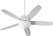 Myhouse Lighting Quorum - 70525-8 - 52"Ceiling Fan - Breeze - Studio White