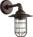 Myhouse Lighting Quorum - 7082-86 - One Light Wall Mount - Bowery - Oiled Bronze