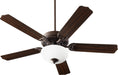 Myhouse Lighting Quorum - 7525-9086 - 52"Ceiling Fan - Capri Viii - Oiled Bronze W/ Satin Opal