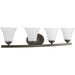 Myhouse Lighting Progress Lighting - P2011-20W - Four Light Bath Bracket - Adorn - Antique Bronze