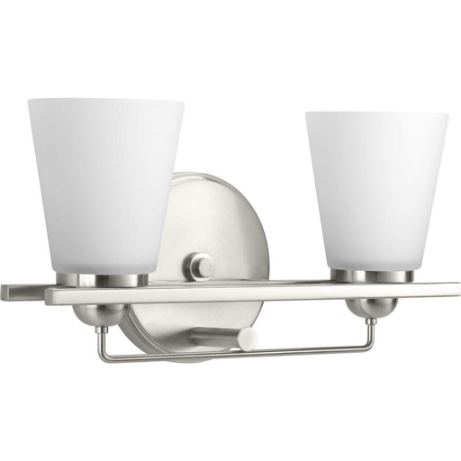 Myhouse Lighting Progress Lighting - P300001-009 - Two Light Bath - Flight - Brushed Nickel