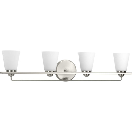 Myhouse Lighting Progress Lighting - P300003-009 - Four Light Bath - Flight - Brushed Nickel