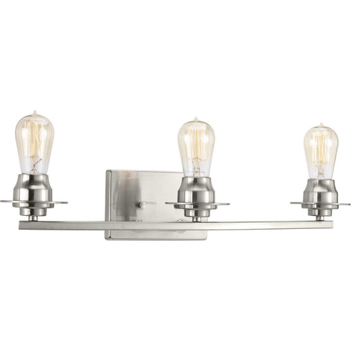 Myhouse Lighting Progress Lighting - P300010-009 - Three Light Bath - Debut - Brushed Nickel