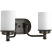 Myhouse Lighting Progress Lighting - P300013-139 - Two Light Bath - Glide - Rubbed Bronze