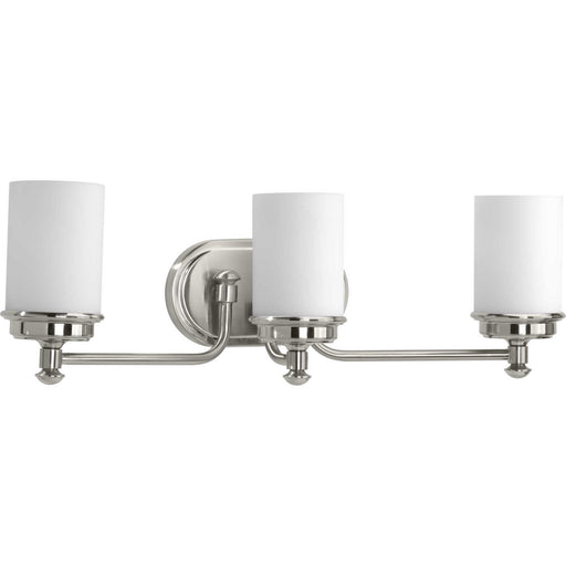 Myhouse Lighting Progress Lighting - P300014-009 - Three Light Bath - Glide - Brushed Nickel