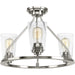 Myhouse Lighting Progress Lighting - P350036-009 - Three Light Semi-Flush Convertible - Debut - Brushed Nickel