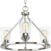 Myhouse Lighting Progress Lighting - P350036-009 - Three Light Semi-Flush Convertible - Debut - Brushed Nickel