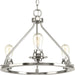 Myhouse Lighting Progress Lighting - P350036-009 - Three Light Semi-Flush Convertible - Debut - Brushed Nickel