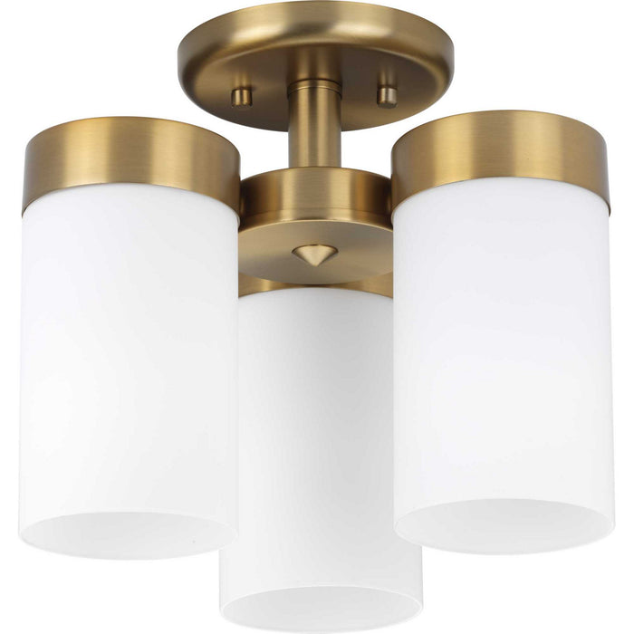 Myhouse Lighting Progress Lighting - P350040-109 - Three Light Flush Mount - Elevate - Brushed Bronze