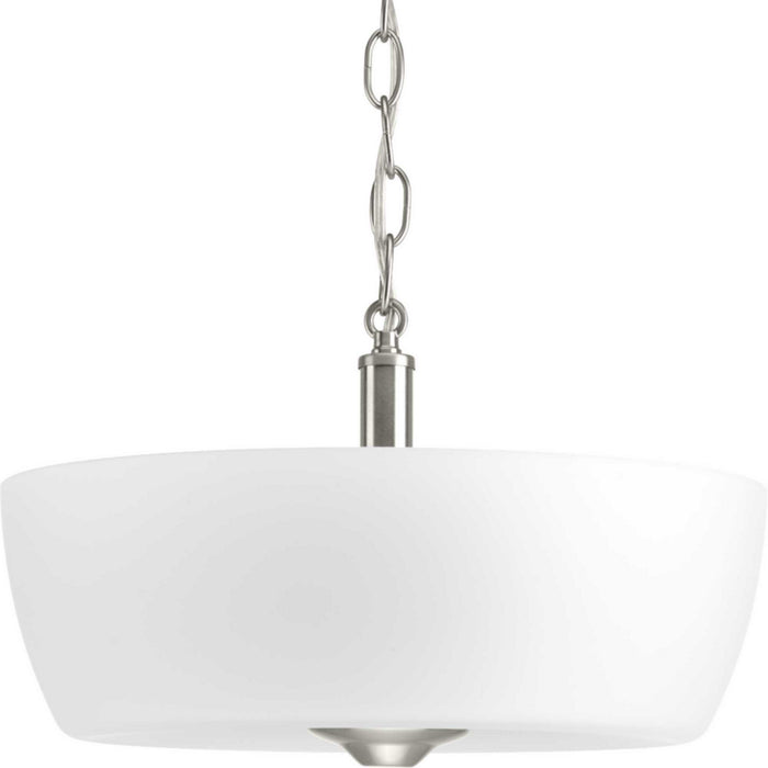 Myhouse Lighting Progress Lighting - P350060-009 - Two Light Semi-Flush Mount - Leap - Brushed Nickel