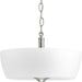 Myhouse Lighting Progress Lighting - P350060-009 - Two Light Semi-Flush Mount - Leap - Brushed Nickel