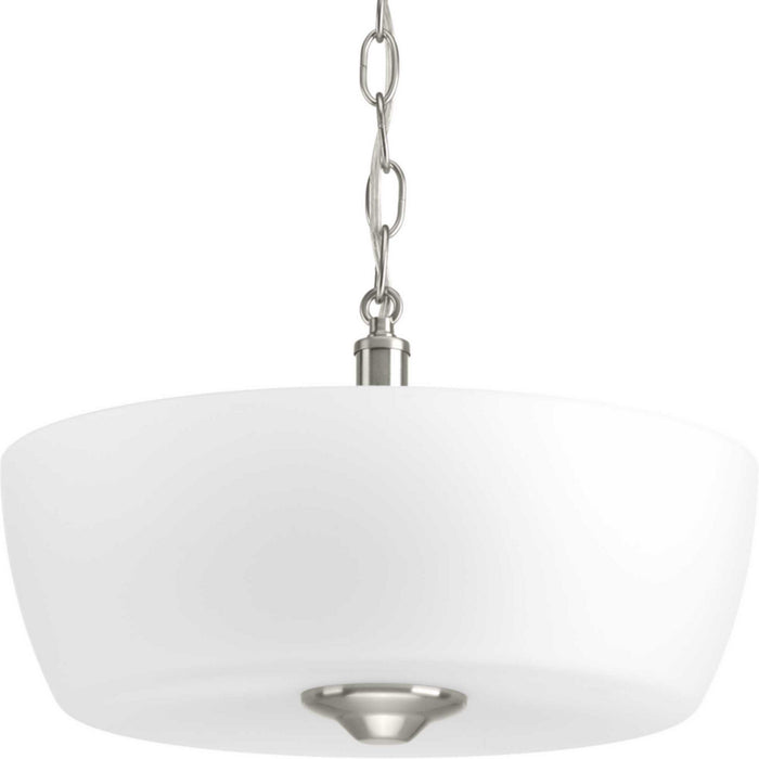 Myhouse Lighting Progress Lighting - P350060-009 - Two Light Semi-Flush Mount - Leap - Brushed Nickel