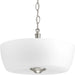 Myhouse Lighting Progress Lighting - P350060-009 - Two Light Semi-Flush Mount - Leap - Brushed Nickel