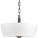 Myhouse Lighting Progress Lighting - P350060-020 - Two Light Semi-Flush Mount - Leap - Antique Bronze