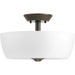 Myhouse Lighting Progress Lighting - P350060-020 - Two Light Semi-Flush Mount - Leap - Antique Bronze