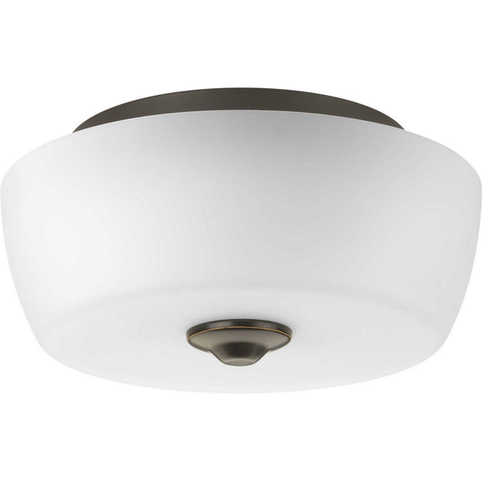 Myhouse Lighting Progress Lighting - P350061-020 - Two Light Flush Mount - Leap - Antique Bronze