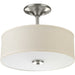 Myhouse Lighting Progress Lighting - P3712-09 - Two Light Semi-Flush Mount - Inspire - Brushed Nickel