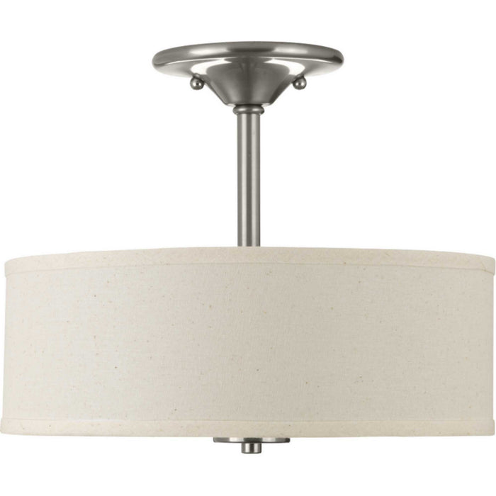 Myhouse Lighting Progress Lighting - P3712-09 - Two Light Semi-Flush Mount - Inspire - Brushed Nickel