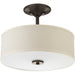 Myhouse Lighting Progress Lighting - P3712-20 - Two Light Semi-Flush Mount - Inspire - Antique Bronze