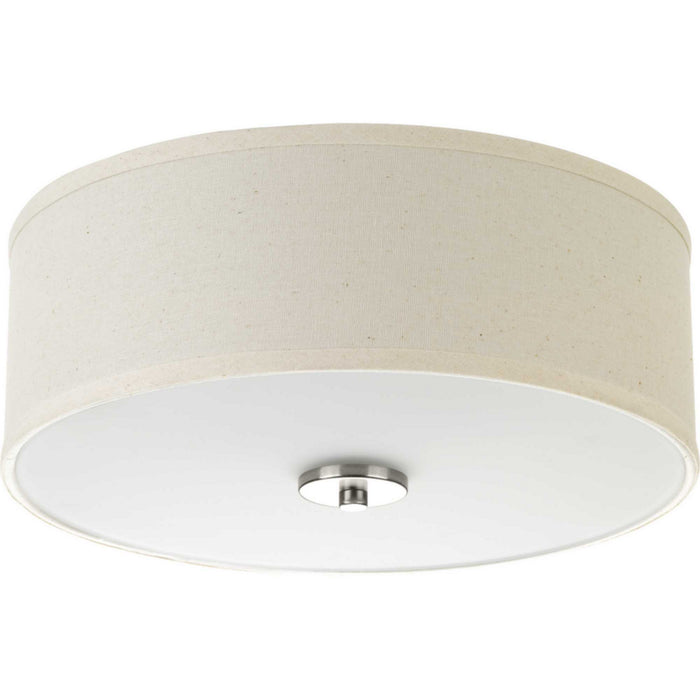 Myhouse Lighting Progress Lighting - P3713-09 - Two Light Flush Mount - Inspire - Brushed Nickel