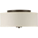 Myhouse Lighting Progress Lighting - P3713-20 - Two Light Flush Mount - Inspire - Antique Bronze