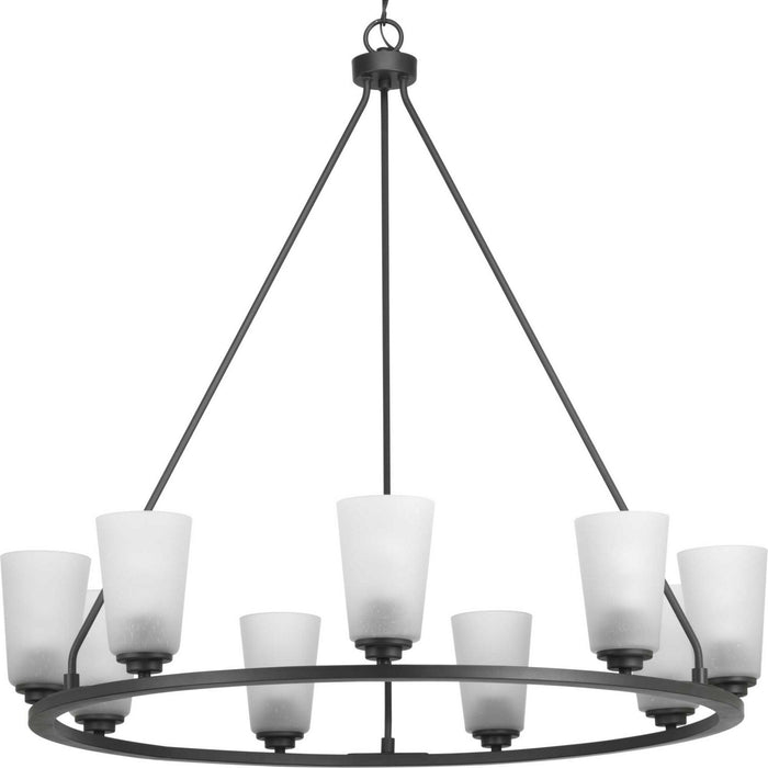 Myhouse Lighting Progress Lighting - P400016-143 - Nine Light Chandelier - Debut - Graphite