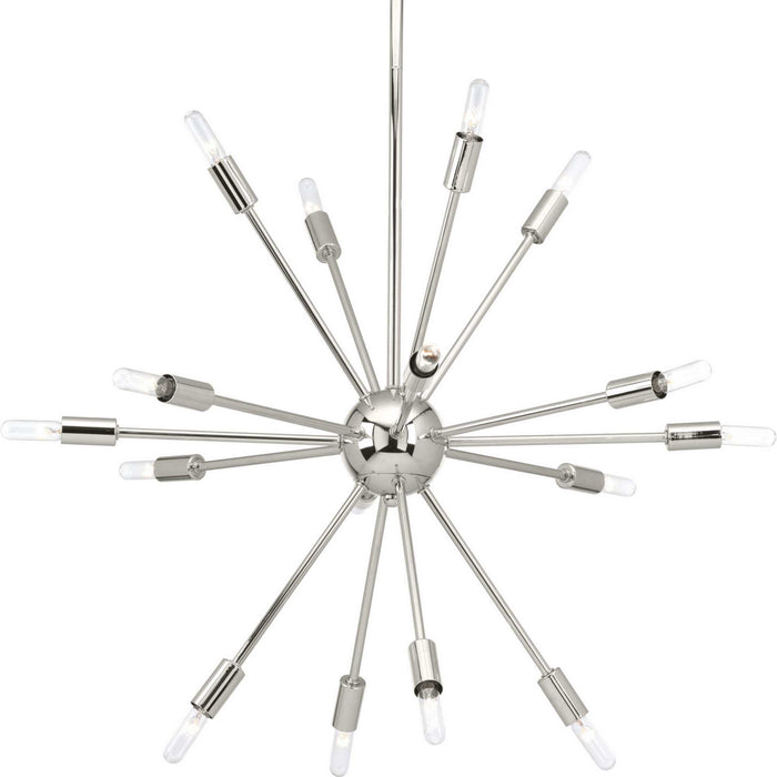 Myhouse Lighting Progress Lighting - P400041-104 - 16 Light Chandelier - Ion - Polished Nickel