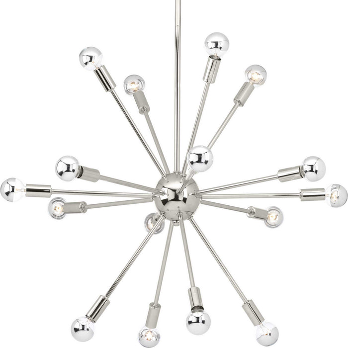 Myhouse Lighting Progress Lighting - P400041-104 - 16 Light Chandelier - Ion - Polished Nickel