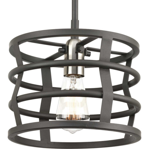 Myhouse Lighting Progress Lighting - P500010-143 - One Light Mini Pendant - Remix - Graphite