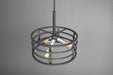 Myhouse Lighting Progress Lighting - P500011-143 - Three Light Pendant - Remix - Graphite