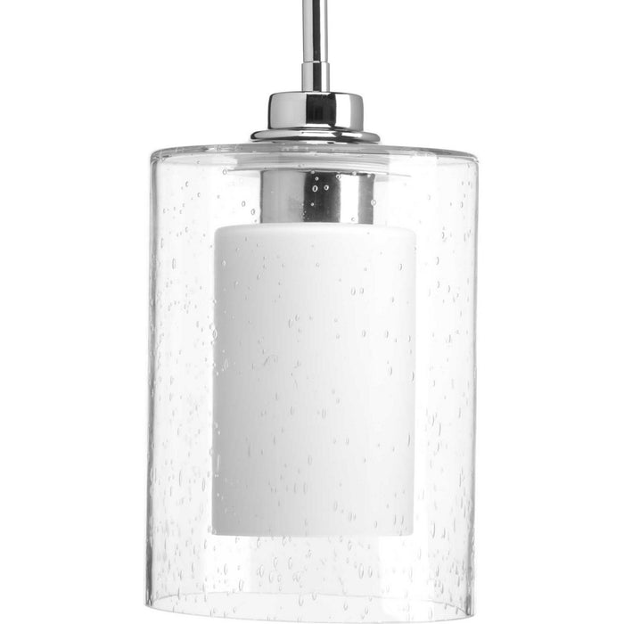 Myhouse Lighting Progress Lighting - P500018-015 - One Light Pendant - Double Glass - Polished Chrome