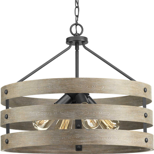 Myhouse Lighting Progress Lighting - P500023-143 - Four Light Pendant - Gulliver - Graphite