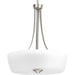 Myhouse Lighting Progress Lighting - P500030-009 - Three Light Inverted Pendant - Leap - Brushed Nickel