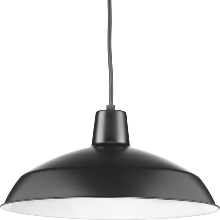 Myhouse Lighting Progress Lighting - P5094-31 - One Light Pendant - Metal Shade Pendant - Black