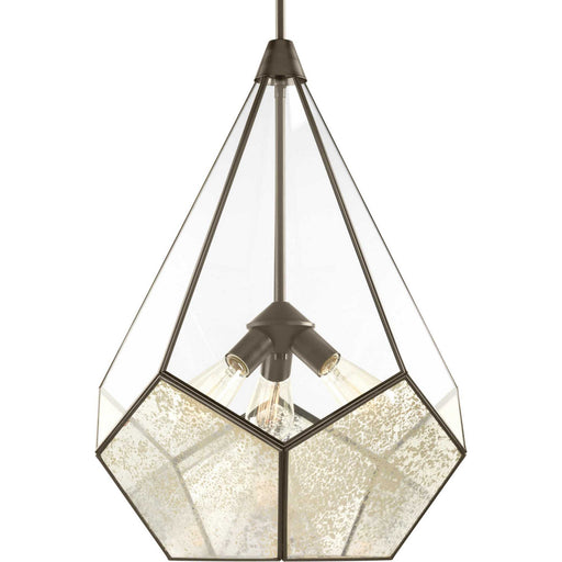 Myhouse Lighting Progress Lighting - P5322-20 - Three Light Pendant - Cinq - Antique Bronze