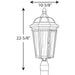 Myhouse Lighting Progress Lighting - P540002-020 - Three Light Post Lantern - Verdae - Antique Bronze