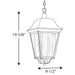 Myhouse Lighting Progress Lighting - P550001-031 - Three Light Hanging Lantern - Kiawah - Black