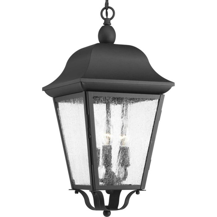 Myhouse Lighting Progress Lighting - P550001-031 - Three Light Hanging Lantern - Kiawah - Black