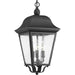 Myhouse Lighting Progress Lighting - P550001-031 - Three Light Hanging Lantern - Kiawah - Black