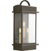 Myhouse Lighting Progress Lighting - P560003-020 - Three Light Large Wall Lantern - Santee - Antique Bronze